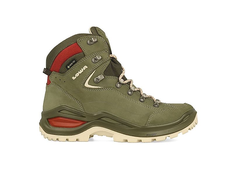 Lowa Lowa Renegade Evo GTX Mid Ws Damen Graugrün Panna Outdoorschuh günstig online kaufen