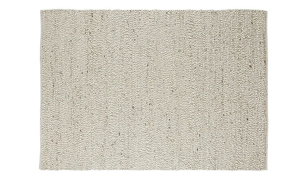 Handgewebter Naturteppich - creme - Jute, Wolle - 90 cm - Sconto günstig online kaufen