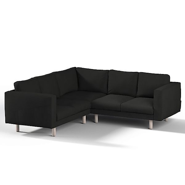 Bezug für Norsborg 4-Sitzer Ecksofa, schwarz, Norsborg 4-Sitzer Ecksofabezu günstig online kaufen