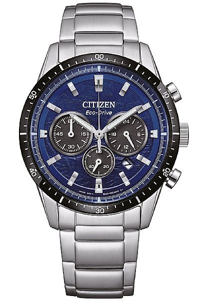 Citizen Chronograph Eco-Drive Chronograph Stahl/Blau günstig online kaufen