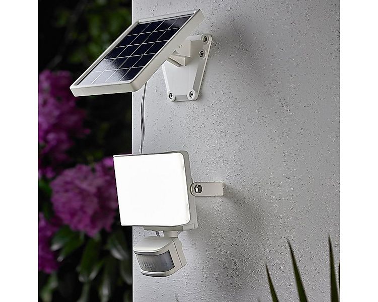 MeLiTec LED Außen-Wandleuchte SO39, weiß, LED, Solar, Solarwandleuchte, Bew günstig online kaufen