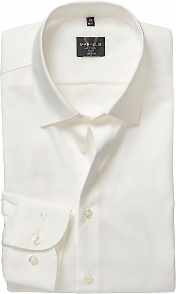 MARVELIS Langarmhemd Kentkragen, Businesshemd, körpernah günstig online kaufen