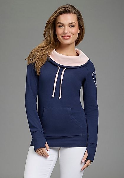 KangaROOS Longsweatshirt figurbetonter Schnitt, mit stylischem Logodruck günstig online kaufen