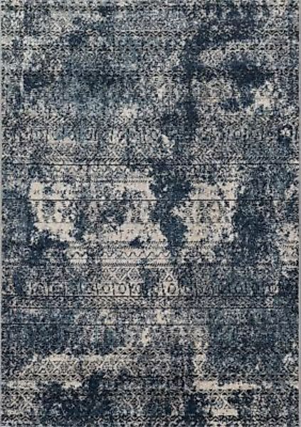 Carpetilla Designteppich Palmas Kurzflor Abstrakt blau Gr. 160 x 230 günstig online kaufen
