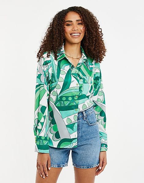 Threadbare Blusentop THBSanasa (1-tlg) schöner Print günstig online kaufen