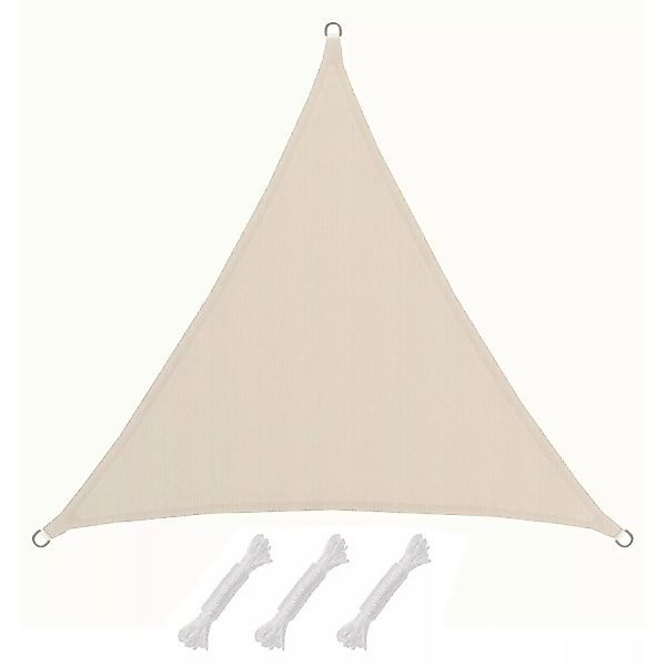 AMANKA Sonnensegel Sahara Beige S Dreieck 2x2x2m Polyester beige günstig online kaufen