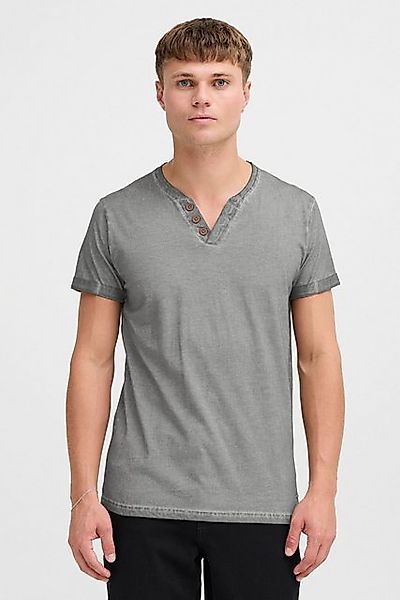 !Solid Rundhalsshirt SDTino Kurzarmshirt mit Knopfleiste günstig online kaufen
