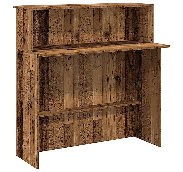 vidaXL Schreibtisch Empfangstheke Altholz-Optik 100x50x103,5 cm Holzwerksto günstig online kaufen
