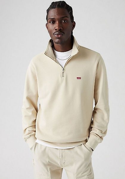 Levi's® Sweatshirt ORIGINAL HM 1/4 ZIP mit Troyer-Kragen und Logo-Stickerei günstig online kaufen