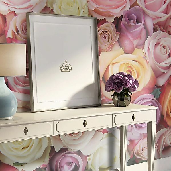 Fototapete - Pastel Roses günstig online kaufen
