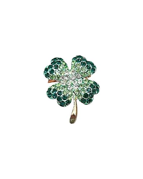 MayTree Brosche "Kleeblättchen", grün (Stück, 1-tlg), günstig online kaufen