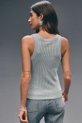 Next Trägertop Geripptes Metallic-Tanktop mit Racerback günstig online kaufen