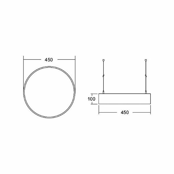 BRUMBERG Biro Circle 10, Ø 45 cm, direkt, DALI, weiß, 3000 K günstig online kaufen