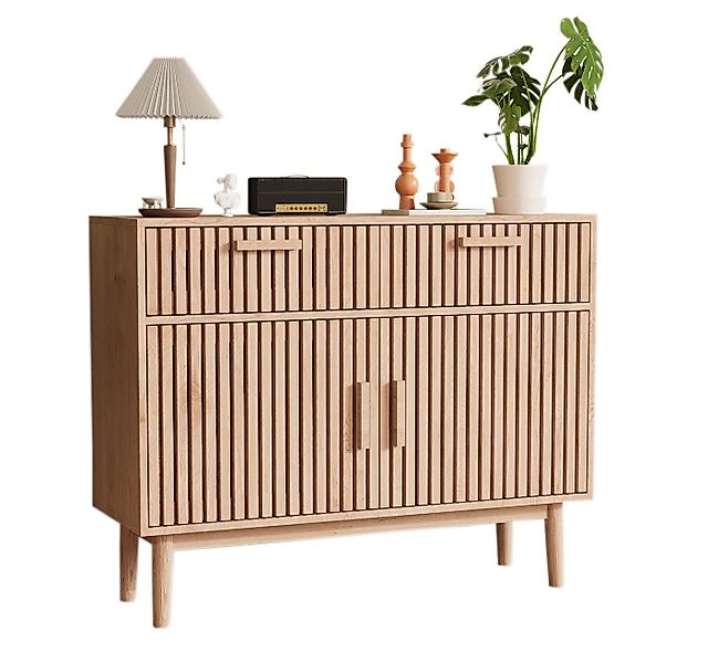 FUROKOY Sideboard Kommode Küchenschrank, Holzbeine (Buffetschrank günstig online kaufen