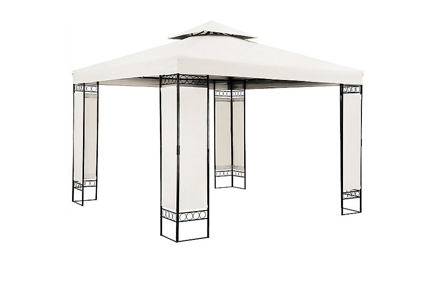 Casaria Pavillon Lorca, 3x3m Farbwahl UV-Schutz 50+ Wasserabweisend Stabil günstig online kaufen