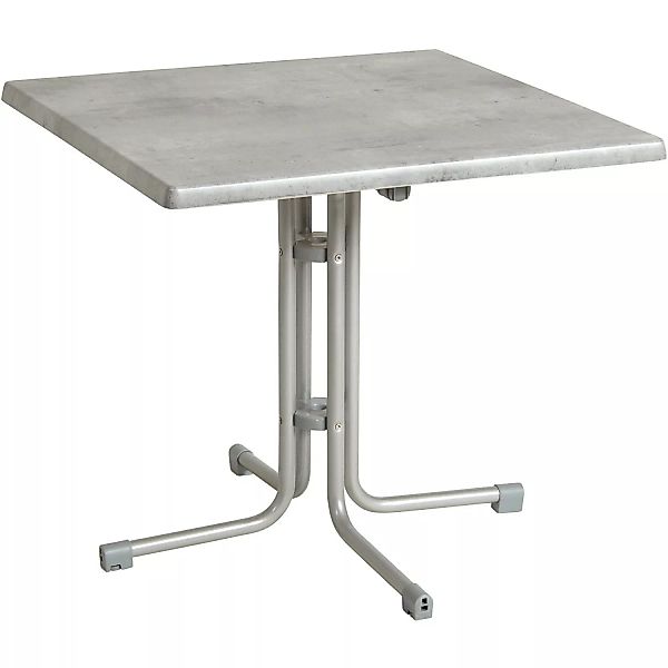 Acamp Tisch Piazza 80 cm x 80 cm Platin-Cemento günstig online kaufen