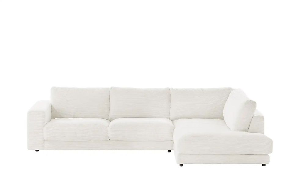 Jette Home Ecksofa Cord Sila ¦ weiß ¦ Maße (cm): B: 325 H: 85 T: 224.0 Pols günstig online kaufen