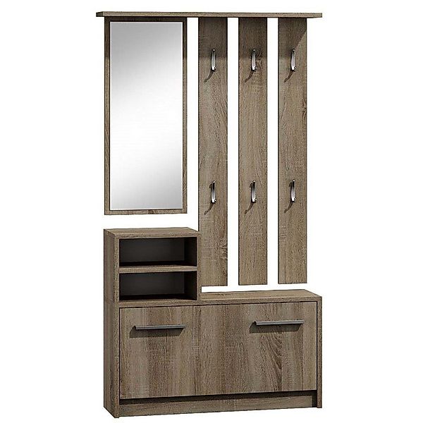 TOPESHOP Garderoben-Set Traumgarderobe: Kleiderschrank, Garderobenständer & günstig online kaufen