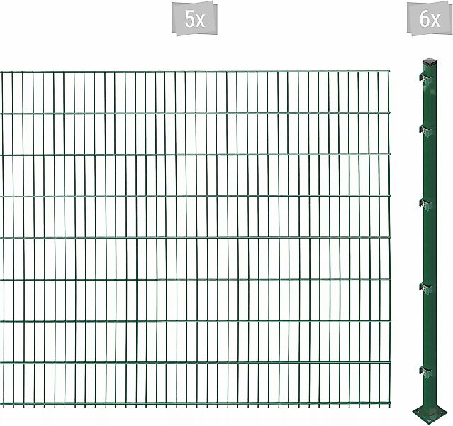 Arvotec Doppelstabmattenzaun "ESSENTIAL 163 zum Aufschrauben", Zaunhöhe 163 günstig online kaufen