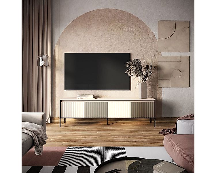 Compleo TV-Schrank FLORE, TV-Tisch, 4 Türen, günstig online kaufen