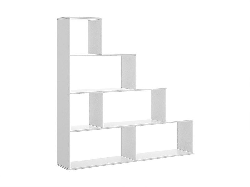 Regal mit 6 Ablagen - Weiß - RAJA günstig online kaufen