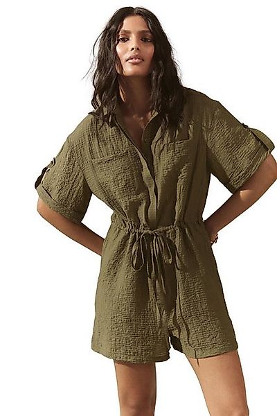 Next Playsuit Kurzärmeliger strukturierter Utility-Overall (1-tlg) günstig online kaufen