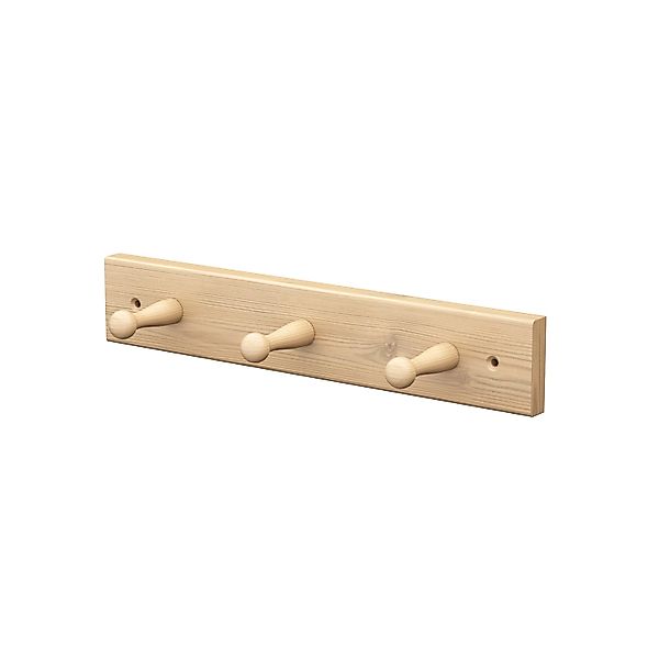 sossai® Wandgarderobe Garderobenleiste aus Holz in günstig online kaufen