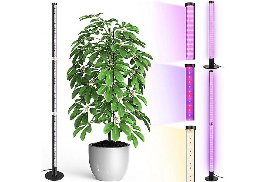 MUPOO Pflanzenlampe Grow Lampe Bodenpflanzen Wachstumslampen,Timer Pflanzen günstig online kaufen
