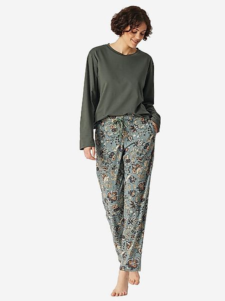 Schiesser Pyjamahose Mix & Relax schlaf-hose pyjama schlafmode günstig online kaufen