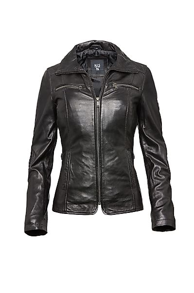 H.I.S Lederjacke (1-St) mit trendigen Ziernähten günstig online kaufen