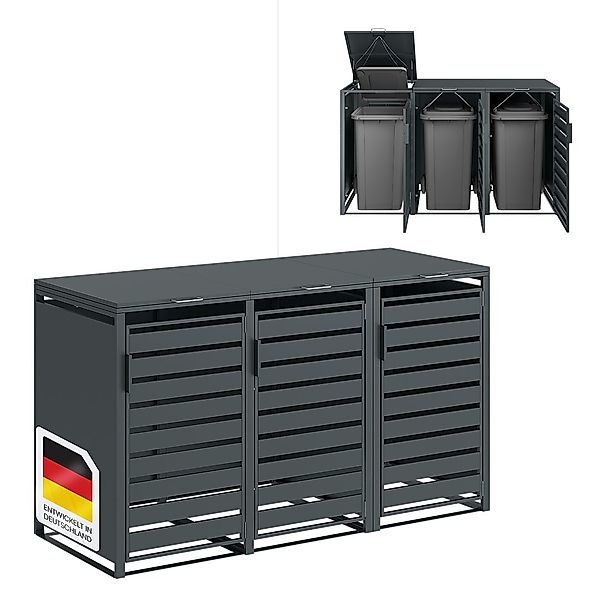 STEELSØN Mülltonnenbox Kestra 240L, Mülltonnencontainer für günstig online kaufen