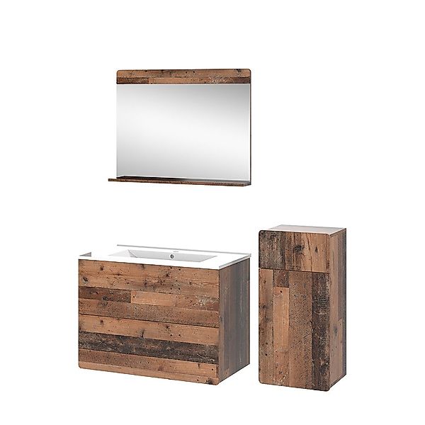 Vicco Badmöbel-Set Izan, Oldstyle, 4 Teile günstig online kaufen