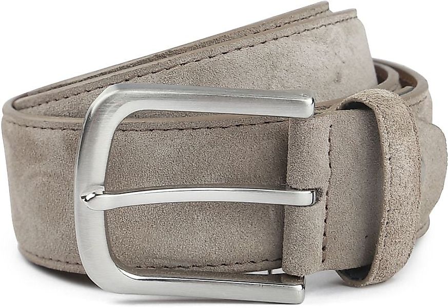 Suitable Ledergürtel Wildleder Taupe - Größe 105 günstig online kaufen