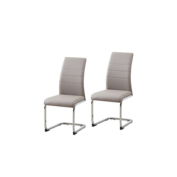 HTI-Living Freischwinger Schwingstuhl SallyC PU Cappuccino günstig online kaufen