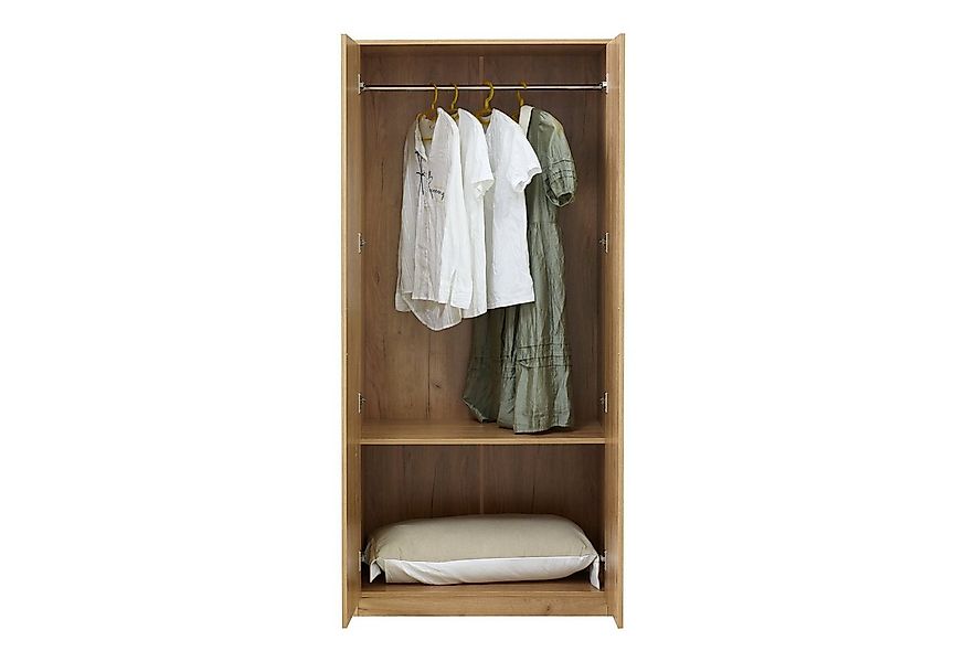 en.casa Kleiderschrank »Eiselfing« 2 Türen, 1 Stange, 1 Fach 176x80x52 cm E günstig online kaufen