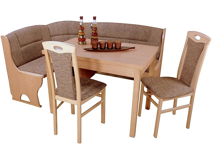 moebel-direkt-online Eckbankgruppe 4tlg. Eckbankgruppe, Stellfläche 125x165 günstig online kaufen