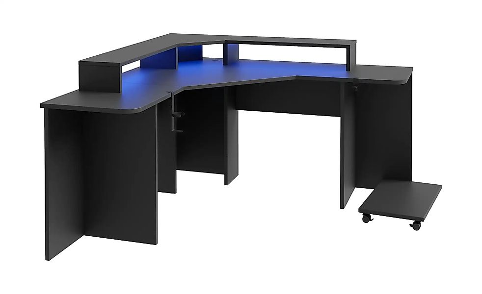 Gaming-Ecktisch  Zocker 5 ¦ schwarz ¦ Maße (cm): B: 160 H: 91,1 T: 160.0 Ti günstig online kaufen