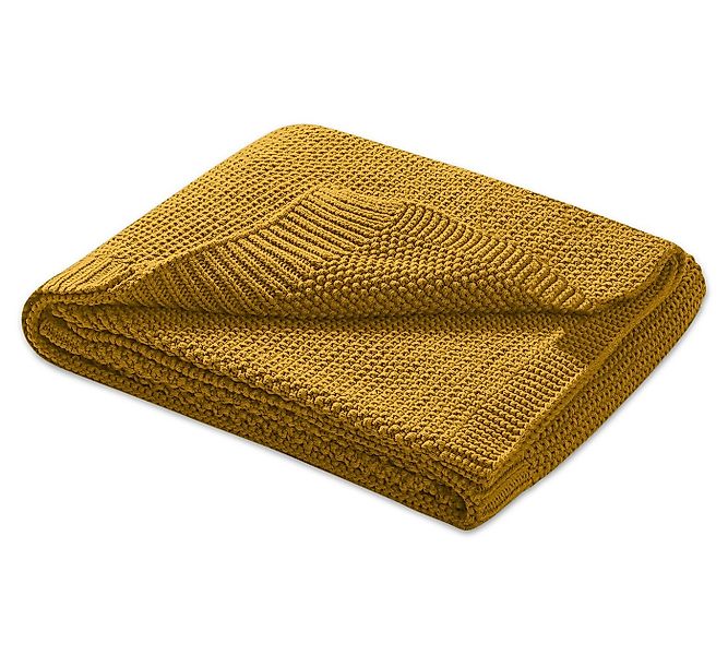 Babydecke Baby- und Kinderdecke aus kuschelweichem Strick in 70x100 cm, wom günstig online kaufen