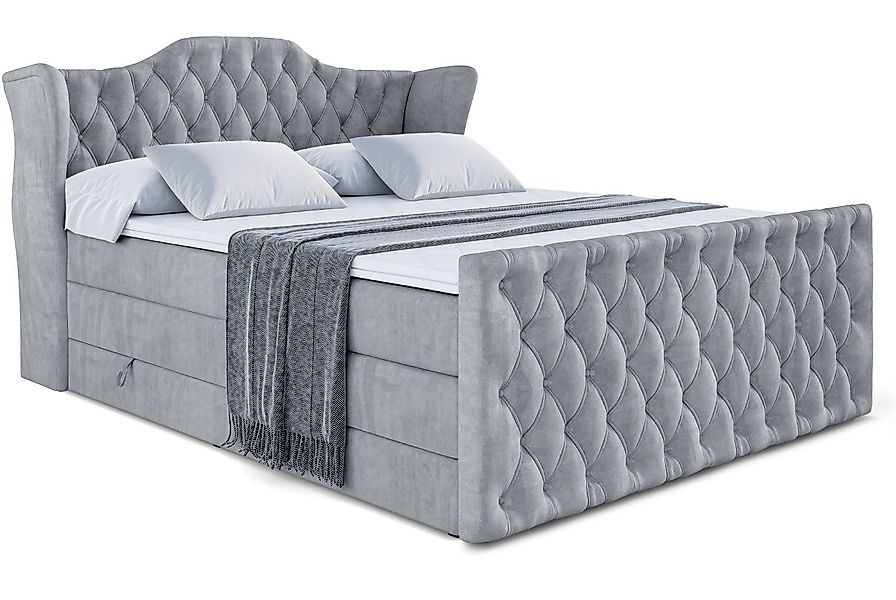ALTDECOR Boxspringbett VILA-Z KING (Multipocket-Matratze H4, günstig online kaufen