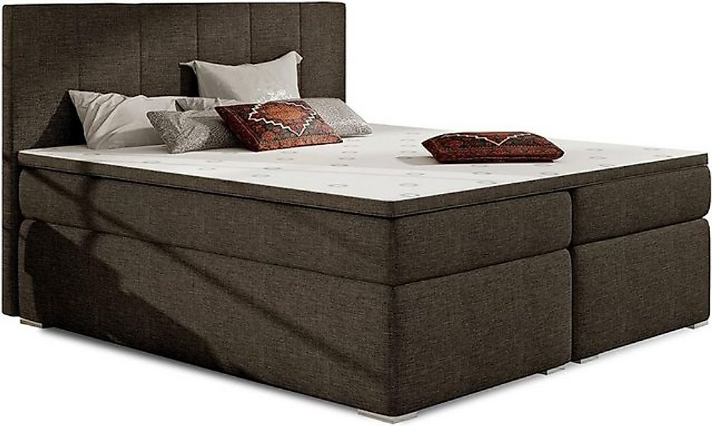 Best for Home Boxspringbett Bolero mit Bettkasten Bonellfederkern inkl. 4 c günstig online kaufen