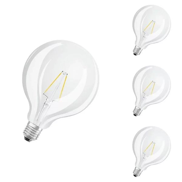 Osram LED Lampe ersetzt 25W E27 Globe - G125 in Transparent 2,5W 250lm 2700 günstig online kaufen