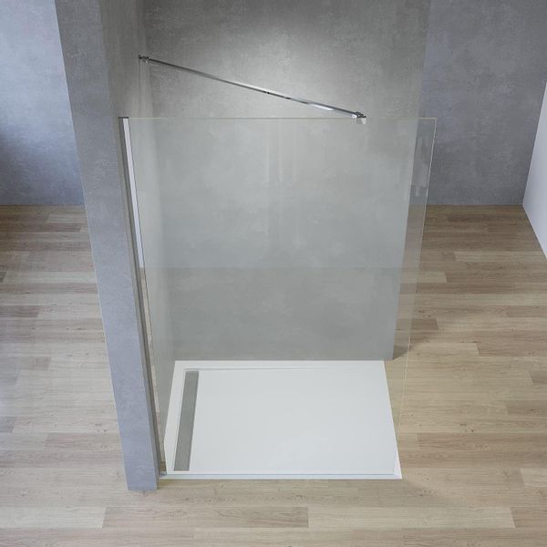 AQUABATOS Walk-in-Dusche Duschwand schwarz für Dusche günstig online kaufen