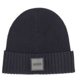 BOSS Strickmütze Flavio - Mütze (dark günstig online kaufen
