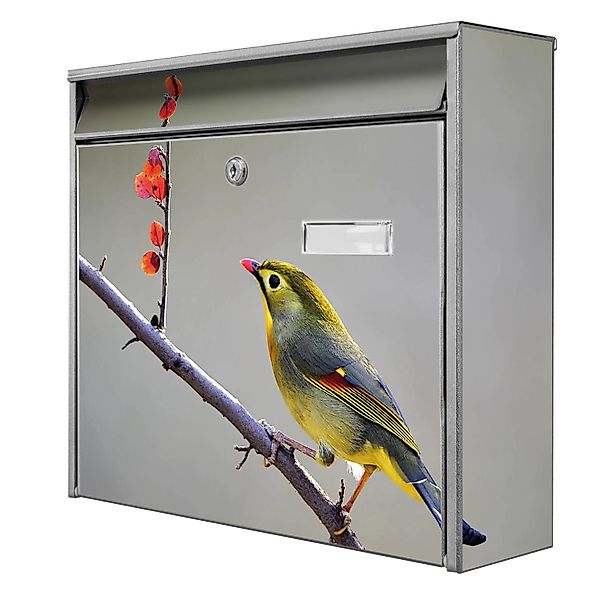 Banjado Briefkasten Silber 36.2x32.2x10cm Groß / Inkl. Montagematerial & 2 günstig online kaufen