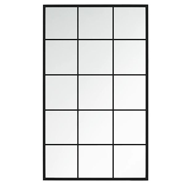 furnicato Wandspiegel Schwarz 100x60 cm Metall günstig online kaufen