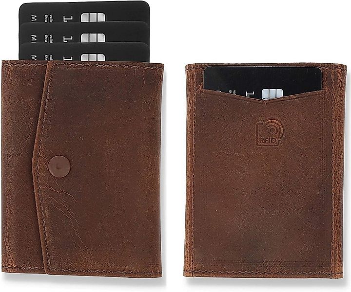 Solo Pelle Geldbörse Slim Wallet mit Münzfach I Geldbeutel mit RFID Schutz günstig online kaufen
