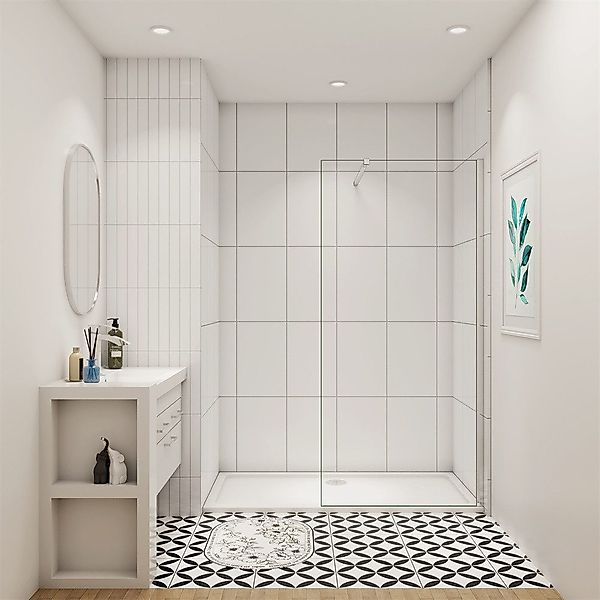 Duschparadies Duschwand 10mm Nano Klarglas ESG günstig online kaufen