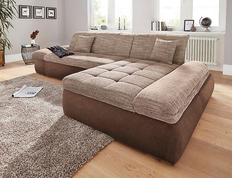 DOMO collection Ecksofa PB Moric wahlweise mit Bettfunktion + Armteilverste günstig online kaufen