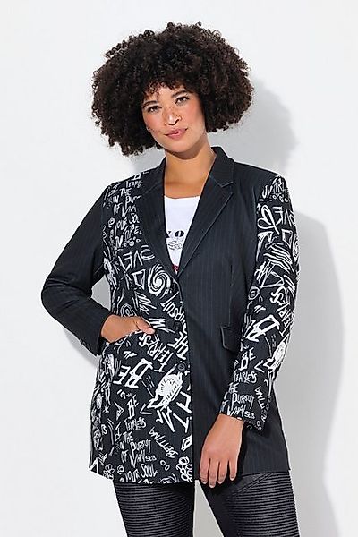 Angel of Style Blusenblazer Blazer oversized Nadelstreifen Metallic-Print günstig online kaufen