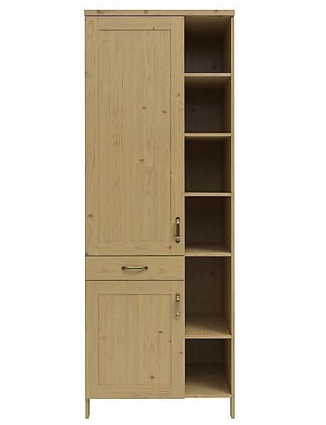 Home affaire Hochschrank "Alba", (1 St.), Breite 75 cm, Kiefer massiv, 6 of günstig online kaufen